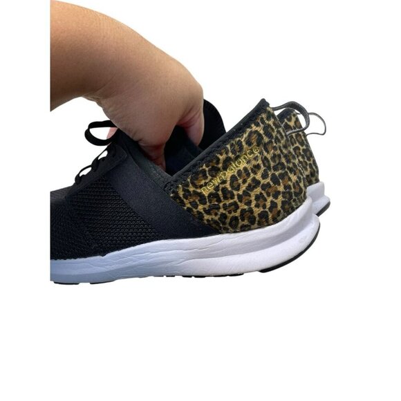 New Balance FC Nergize V1 WXNRGSD1 Black Cheetah Running Shoes Sneakers Size 11B - Picture 8 of 10